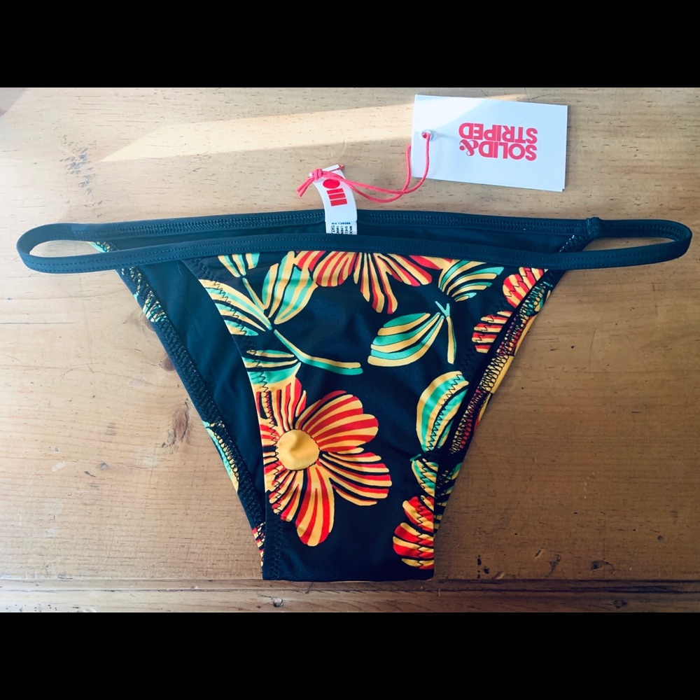 Solid & Striped Bikini Bottom